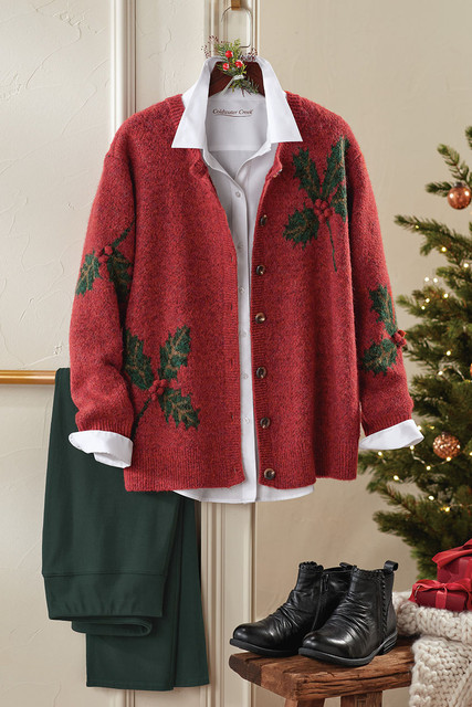Hollyberry Cardigan - Coldwater Creek