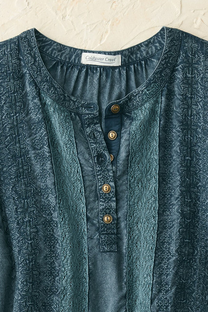 Vintage Lace Touch Top - Coldwater Creek
