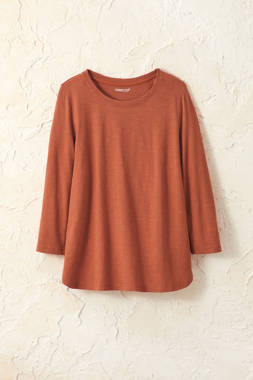 Just Right Slub Knit Tee