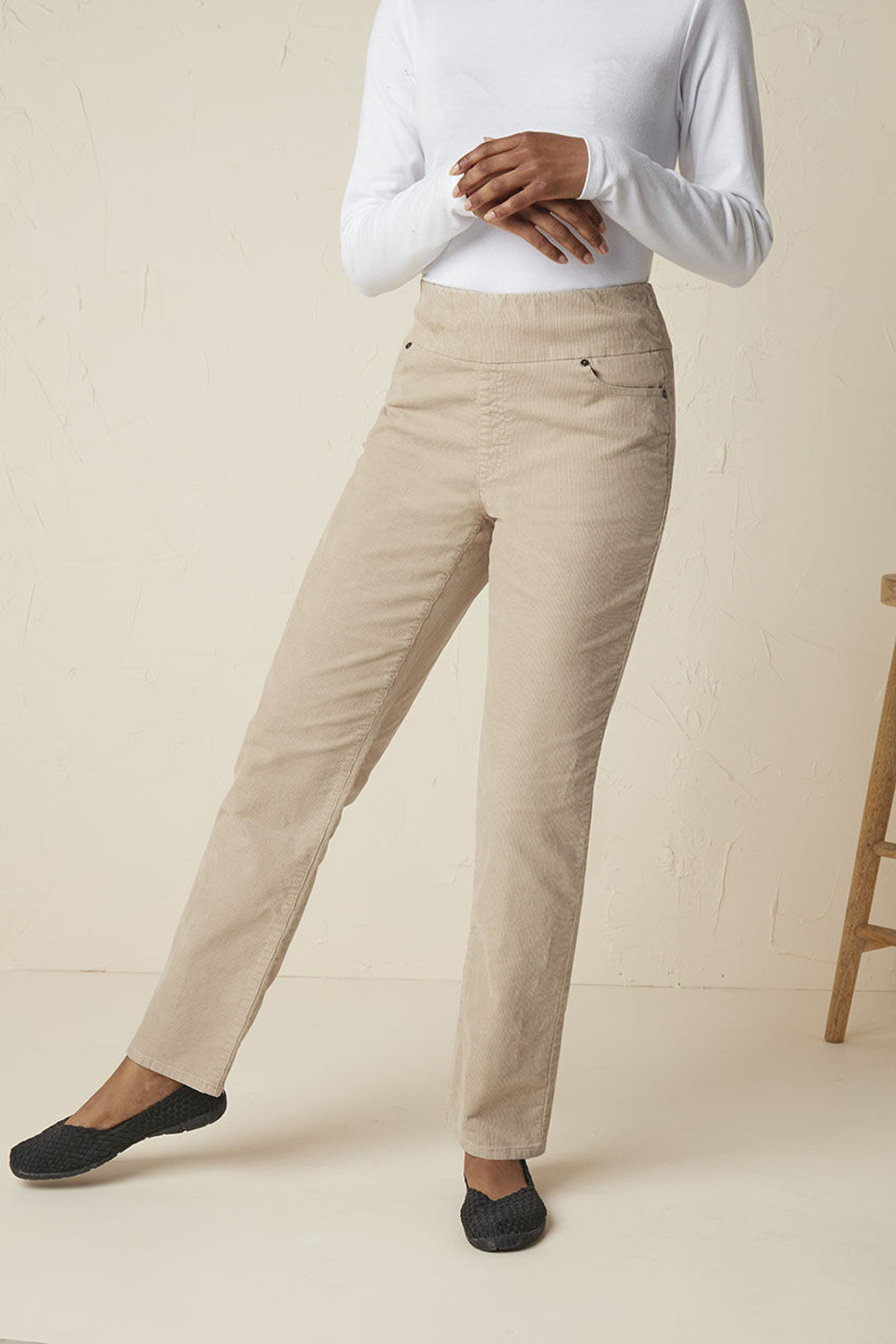 Pinwale Pull-On Stretch Corduroys