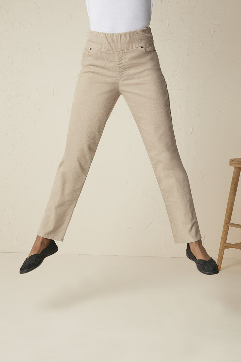 Pinwale Pull-On Stretch Corduroys