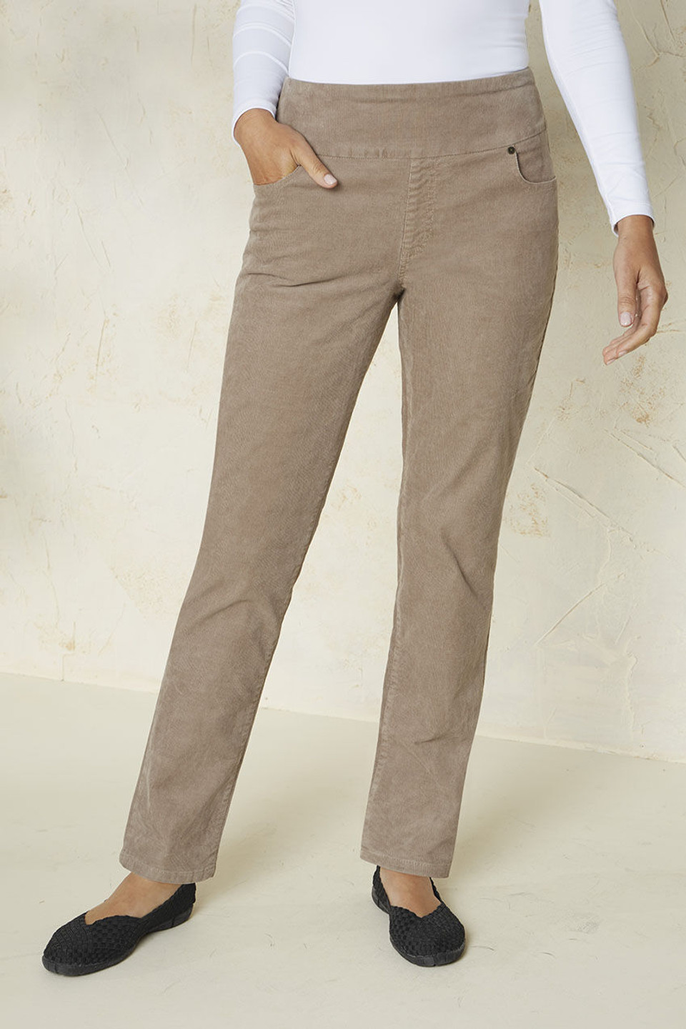 Pinwale Pull-On Stretch Corduroys