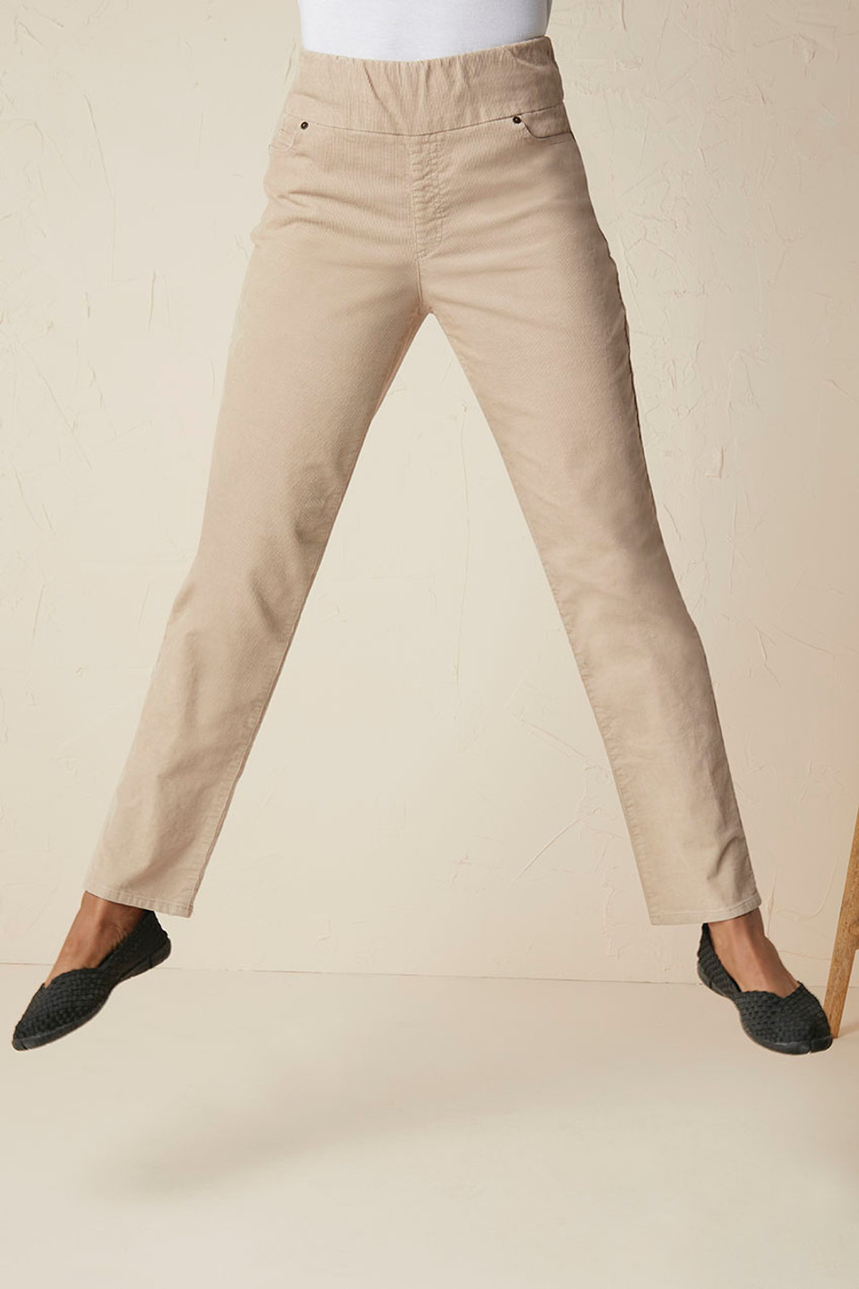 Pinwale Pull-On Stretch Corduroys