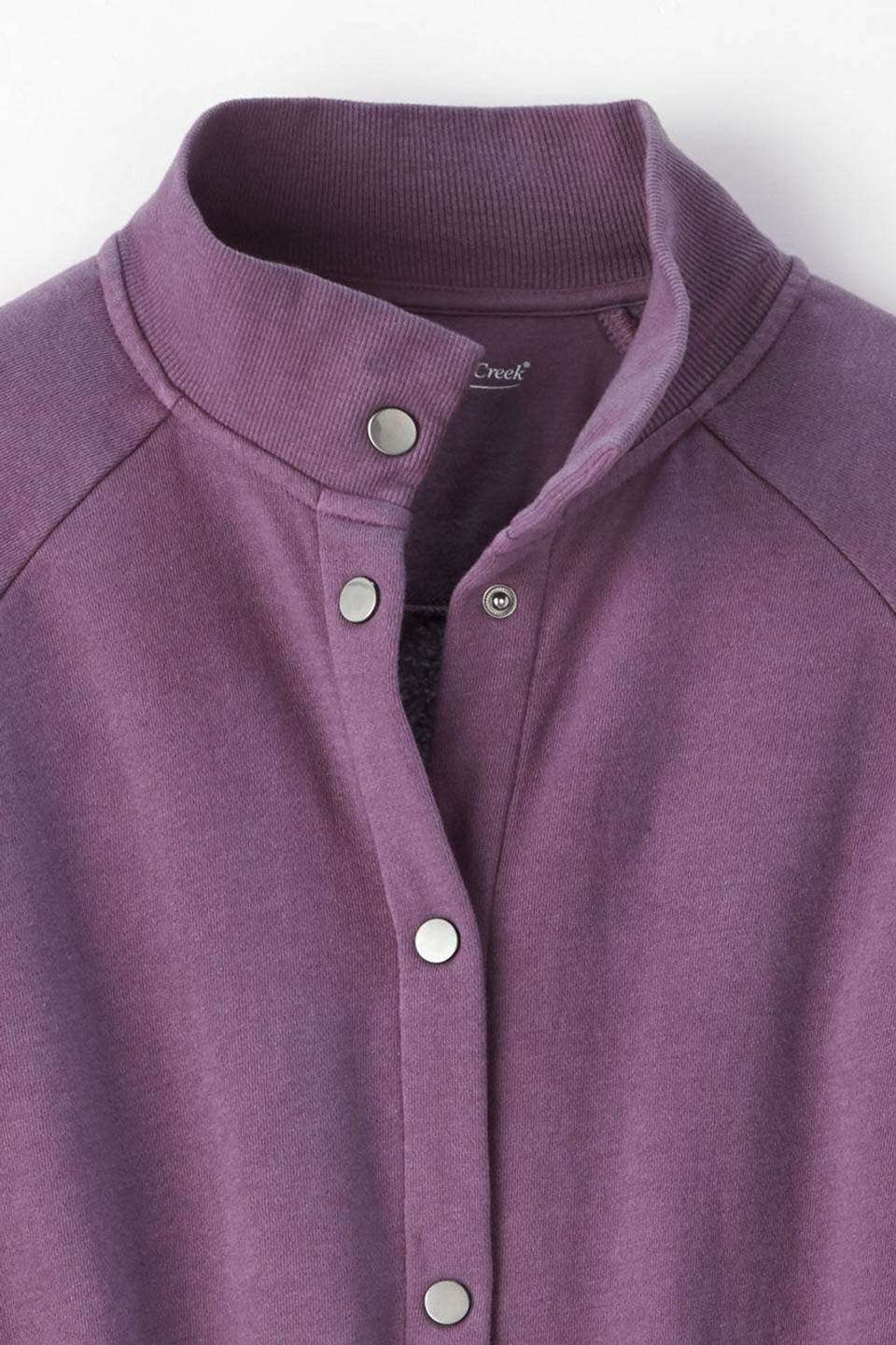 Snap-Front Sweatshirt Lounger