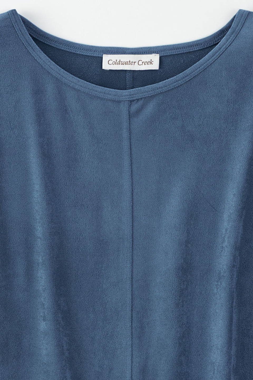 Suede-Touch Stretch Tee