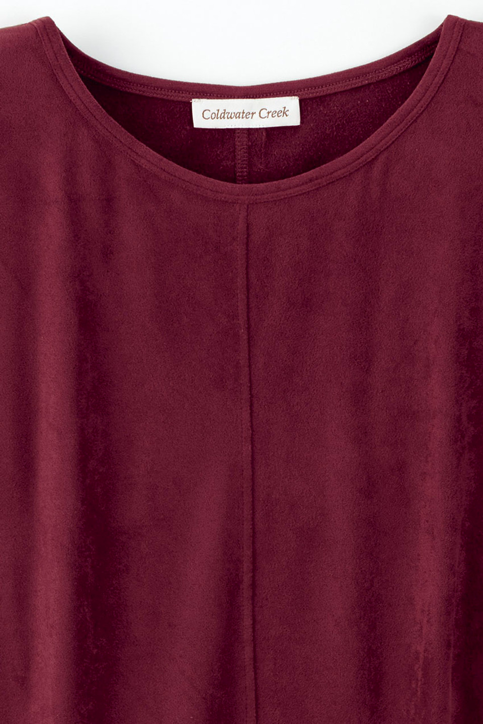 Suede-Touch Stretch Tee