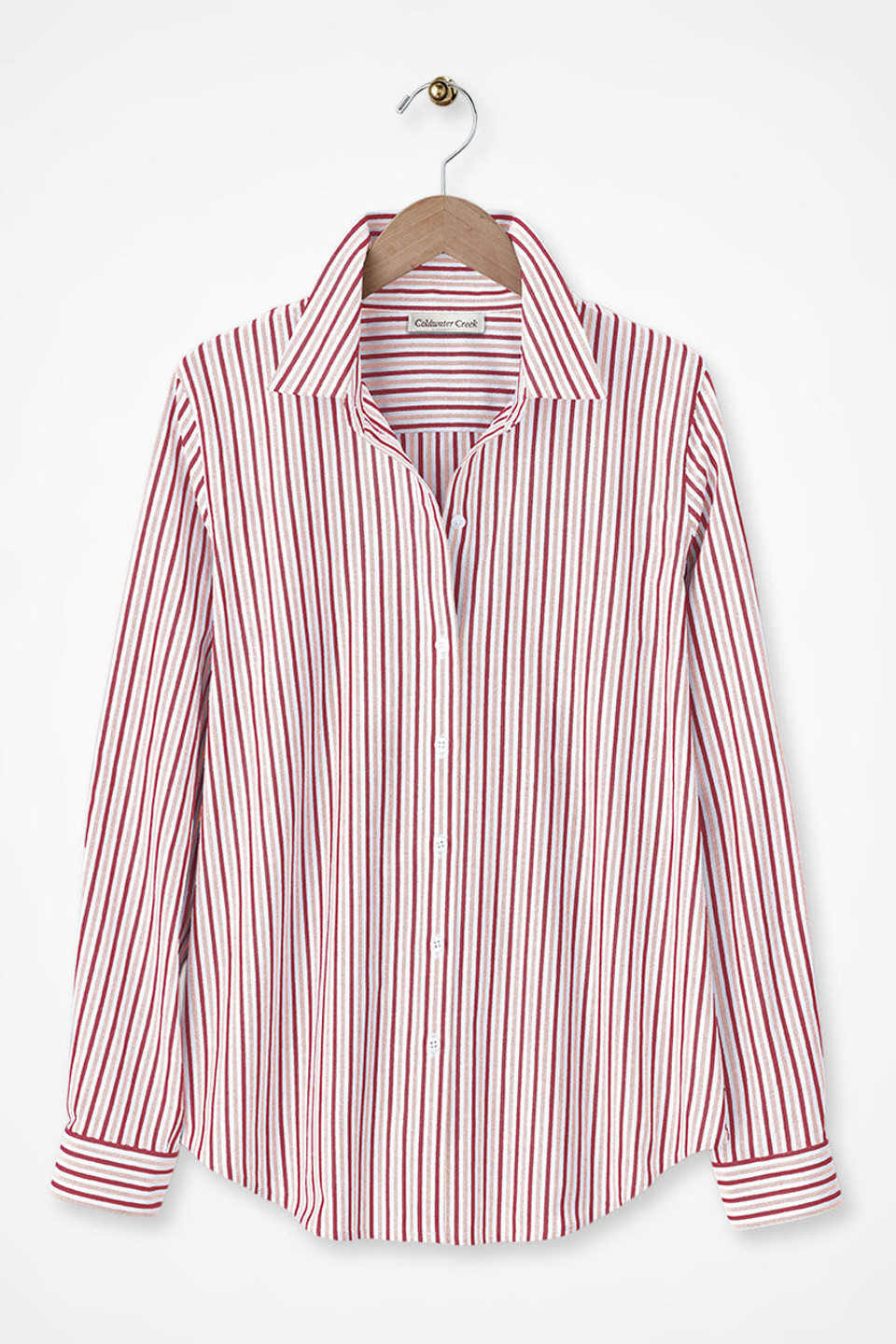 Twin Stripe No-Iron Long-Sleeve Shirt