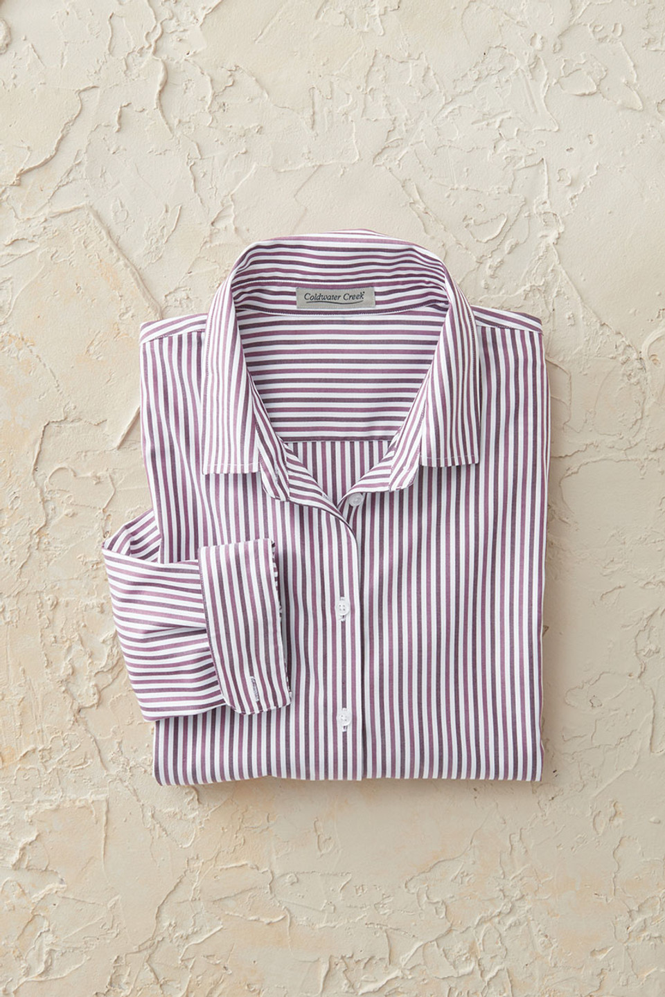 Twin Stripe No-Iron Long-Sleeve Shirt