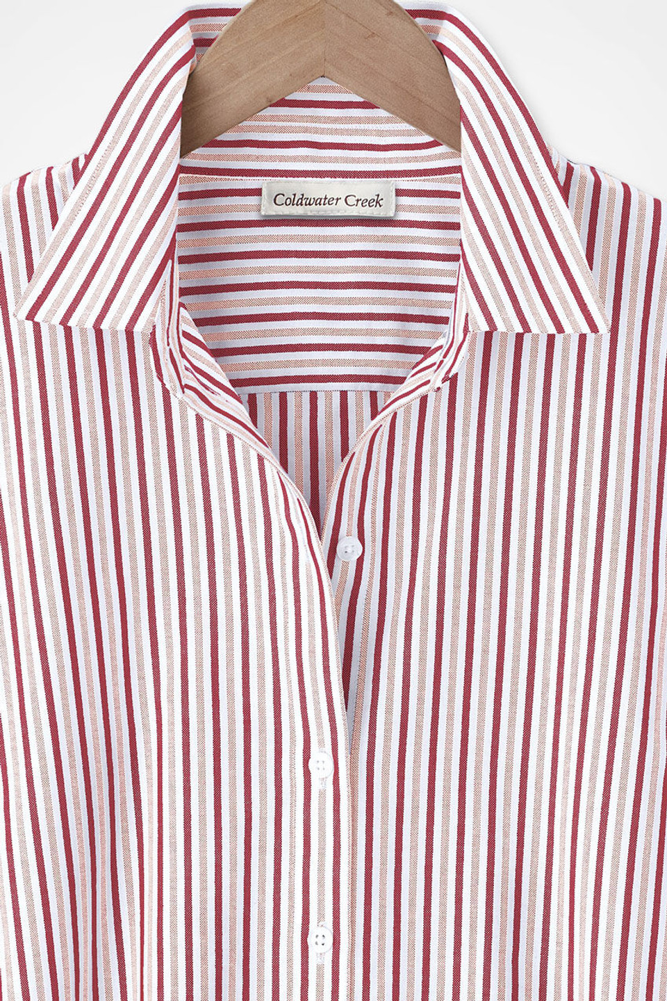 Twin Stripe No-Iron Long-Sleeve Shirt