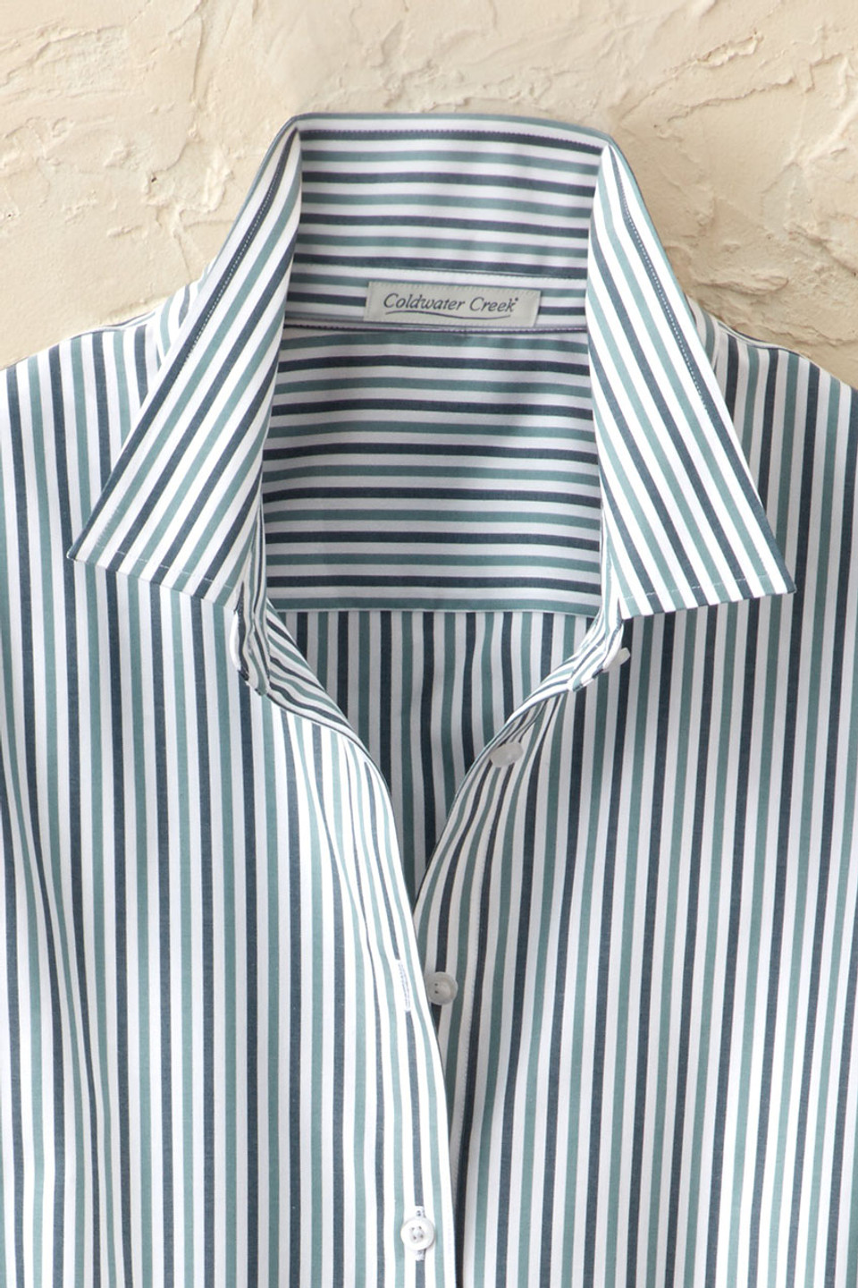 Twin Stripe No-Iron Long-Sleeve Shirt