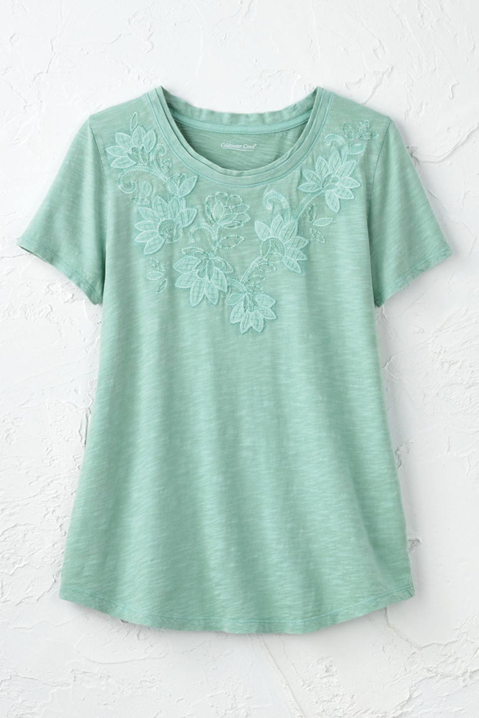Swirling Petals Slub Tee