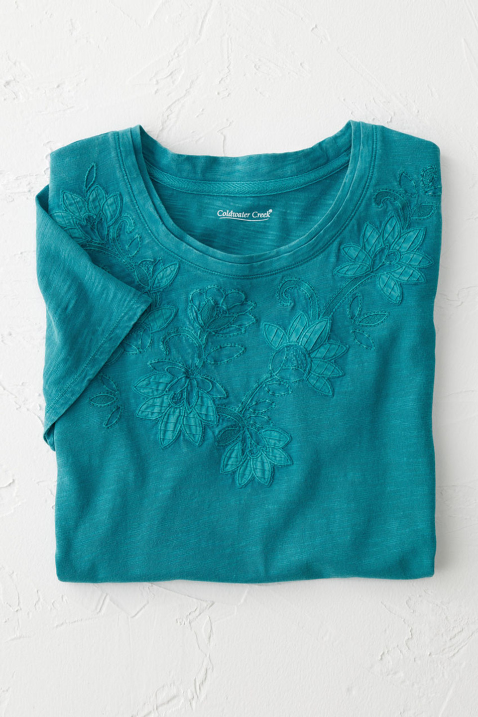 Swirling Petals Slub Tee
