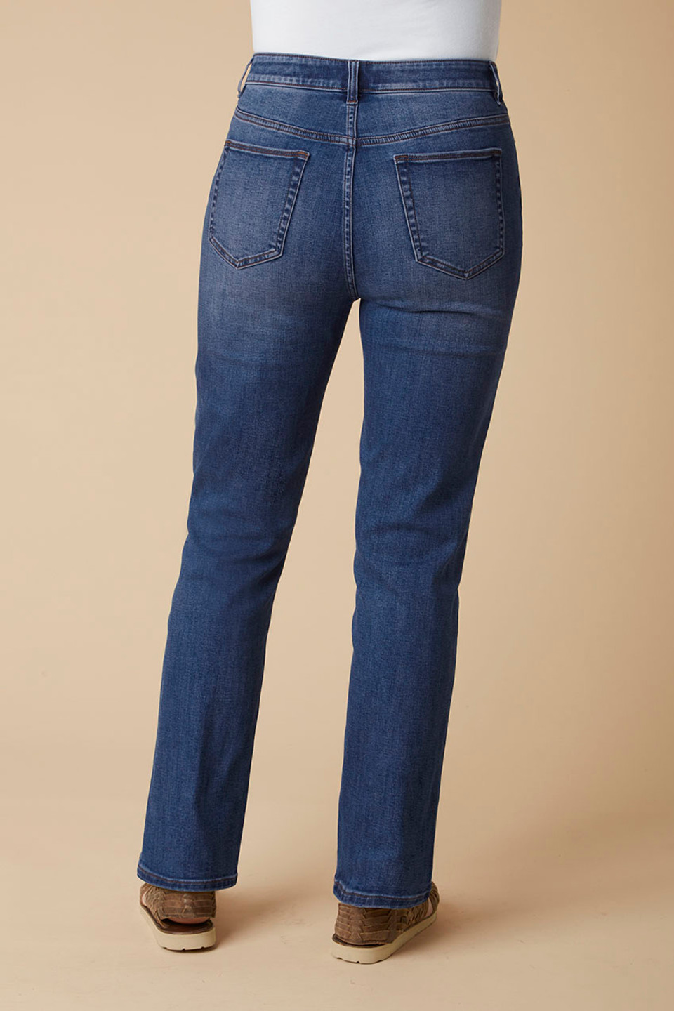ShapeMe® High Rise Straight-Leg Jeans