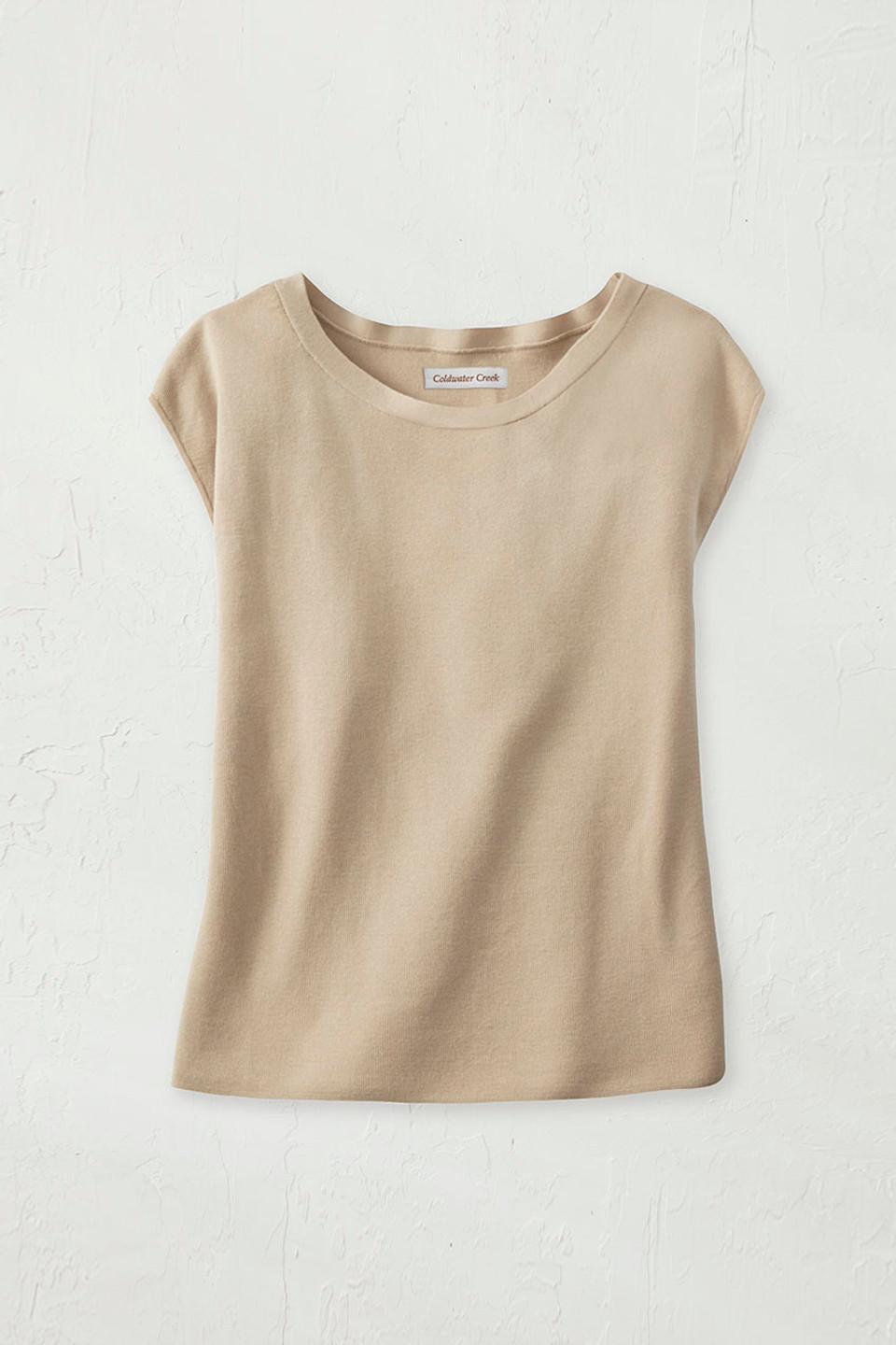 Cap Sleeve Sweater Tee