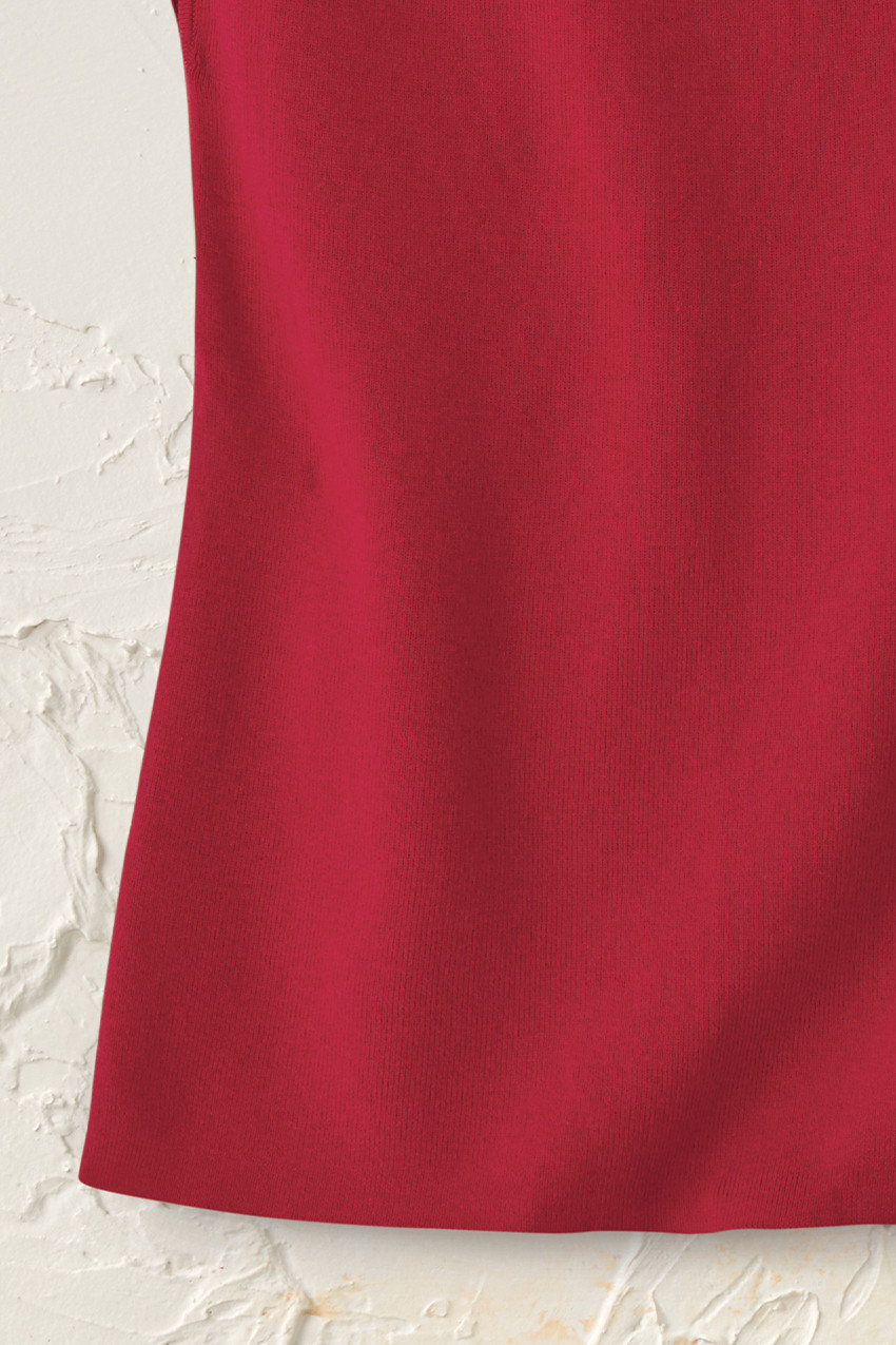 Cap-Sleeve Sweater Tee