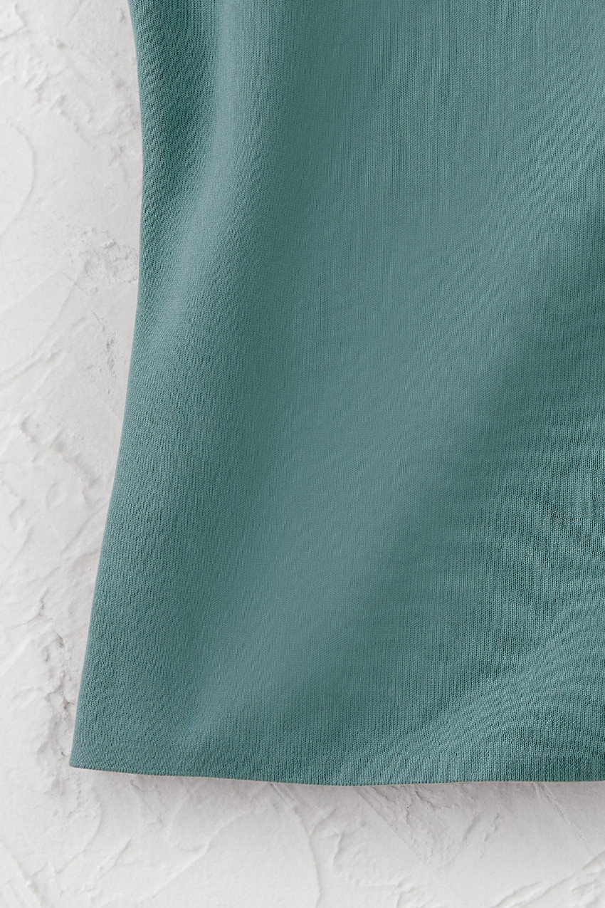 Cap-Sleeve Sweater Tee