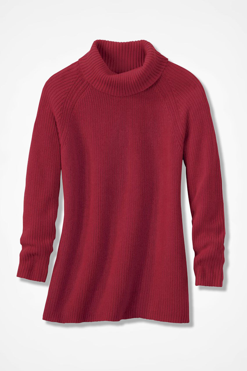 Shaker Turtleneck Tunic