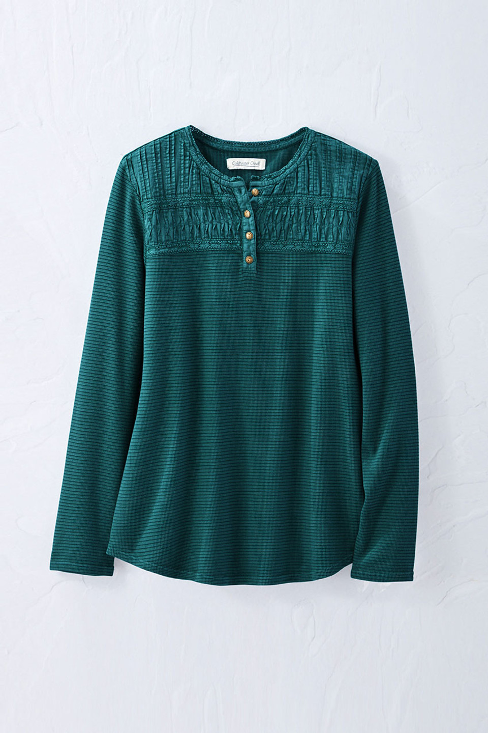 Textured Knit Henley