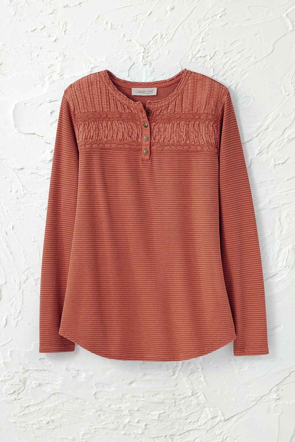 Textured Knit Henley