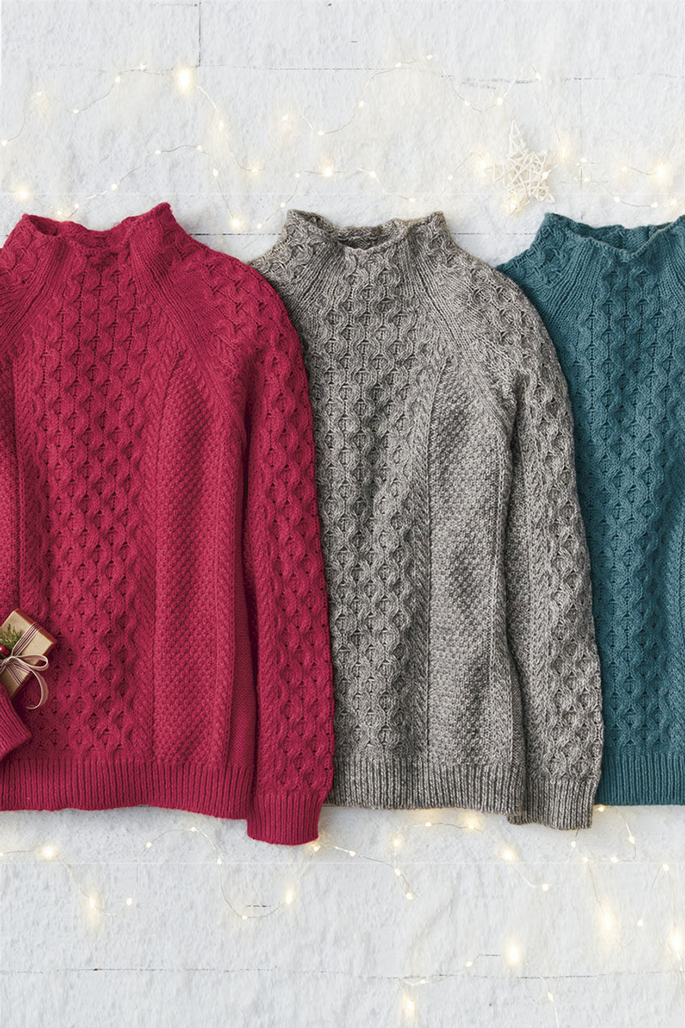 Honeycomb Pullover Sweater