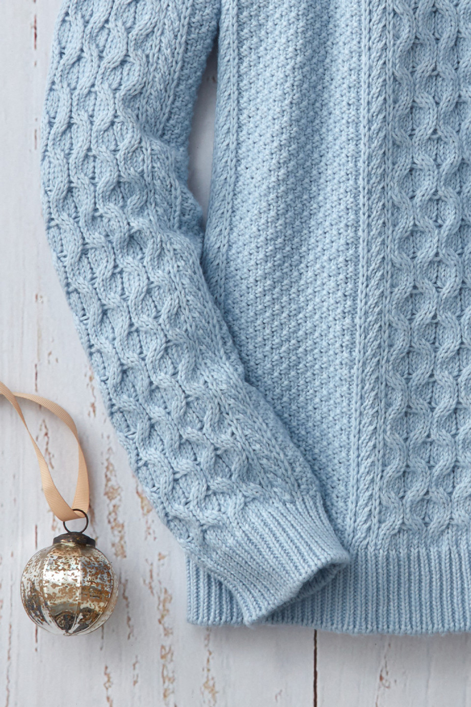 Honeycomb Pullover Sweater