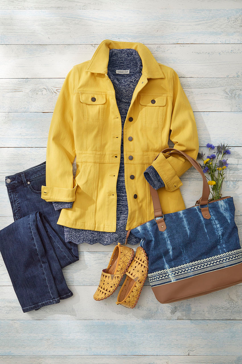 Urban Trails Knit Denim Jacket