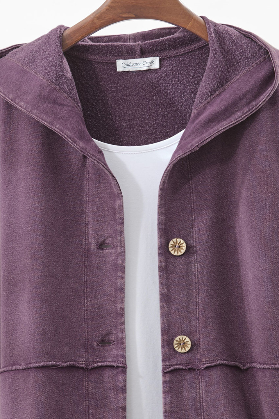 Fleece Swing Cardigan