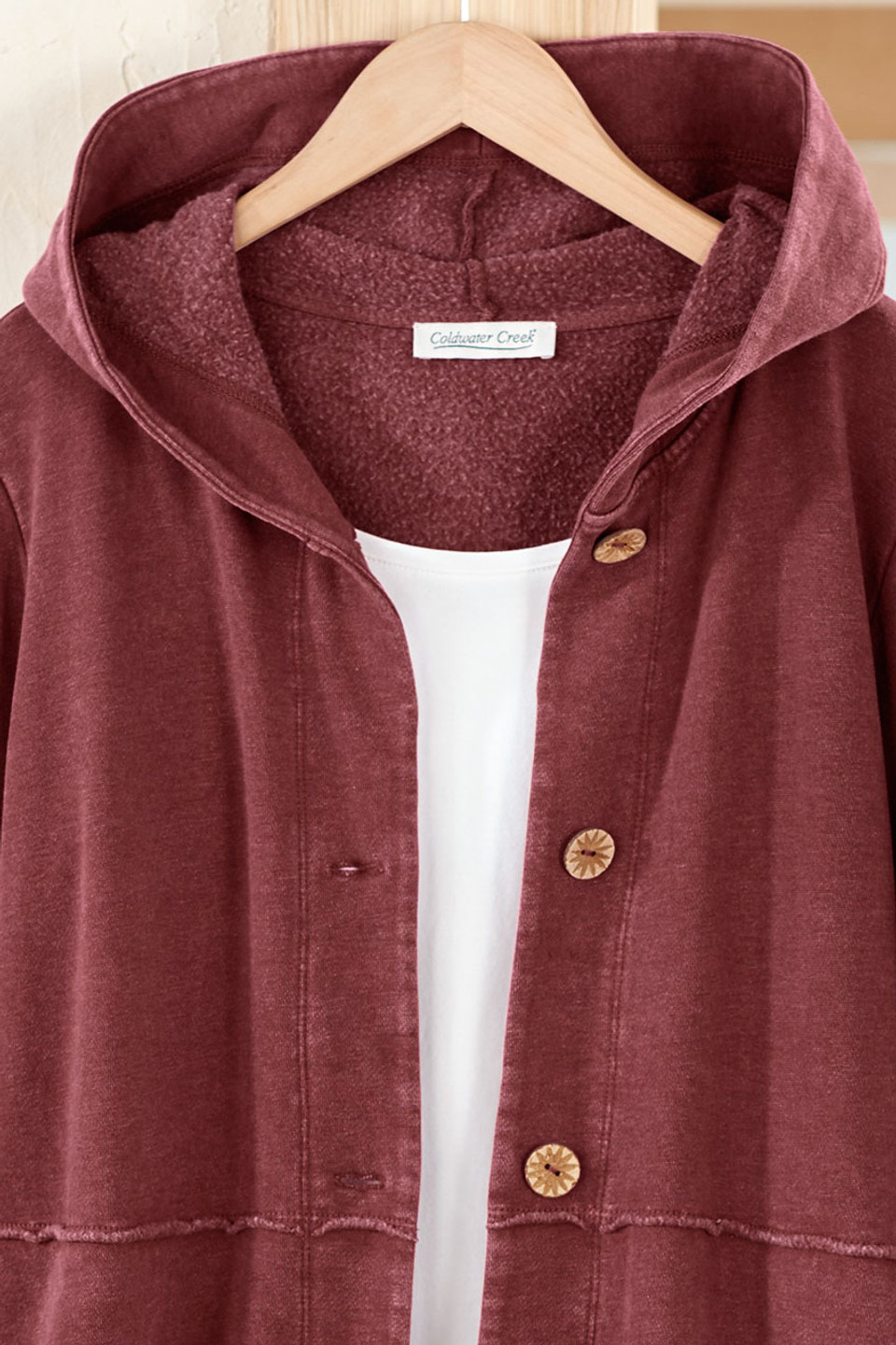 Fleece Swing Cardigan