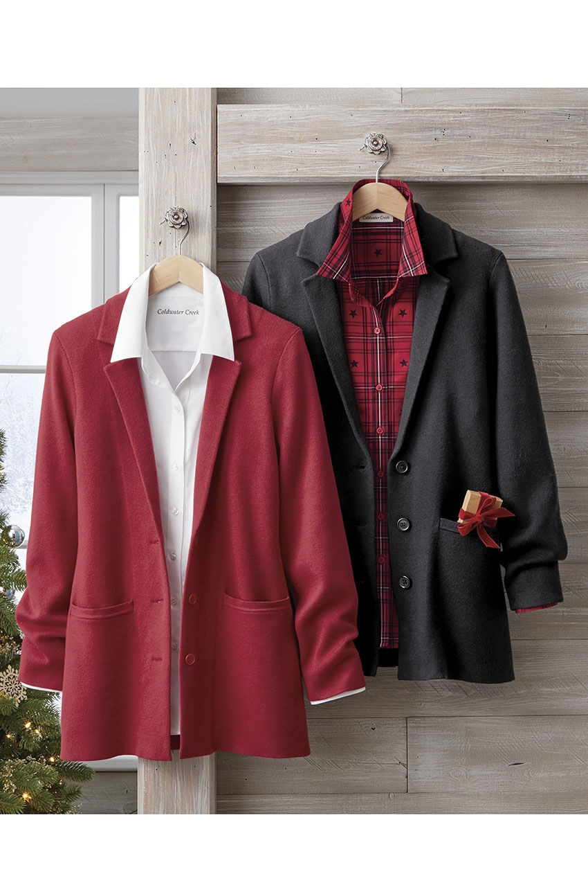 Knit Boyfriend Jacket