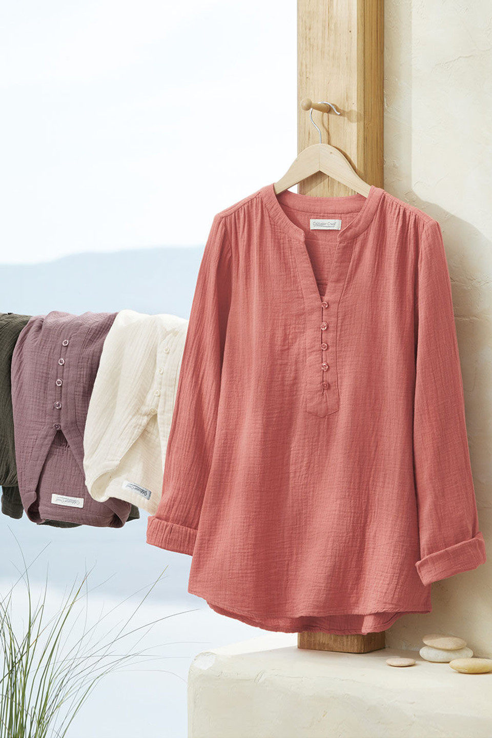 Summer Breeze Gauze Pullover