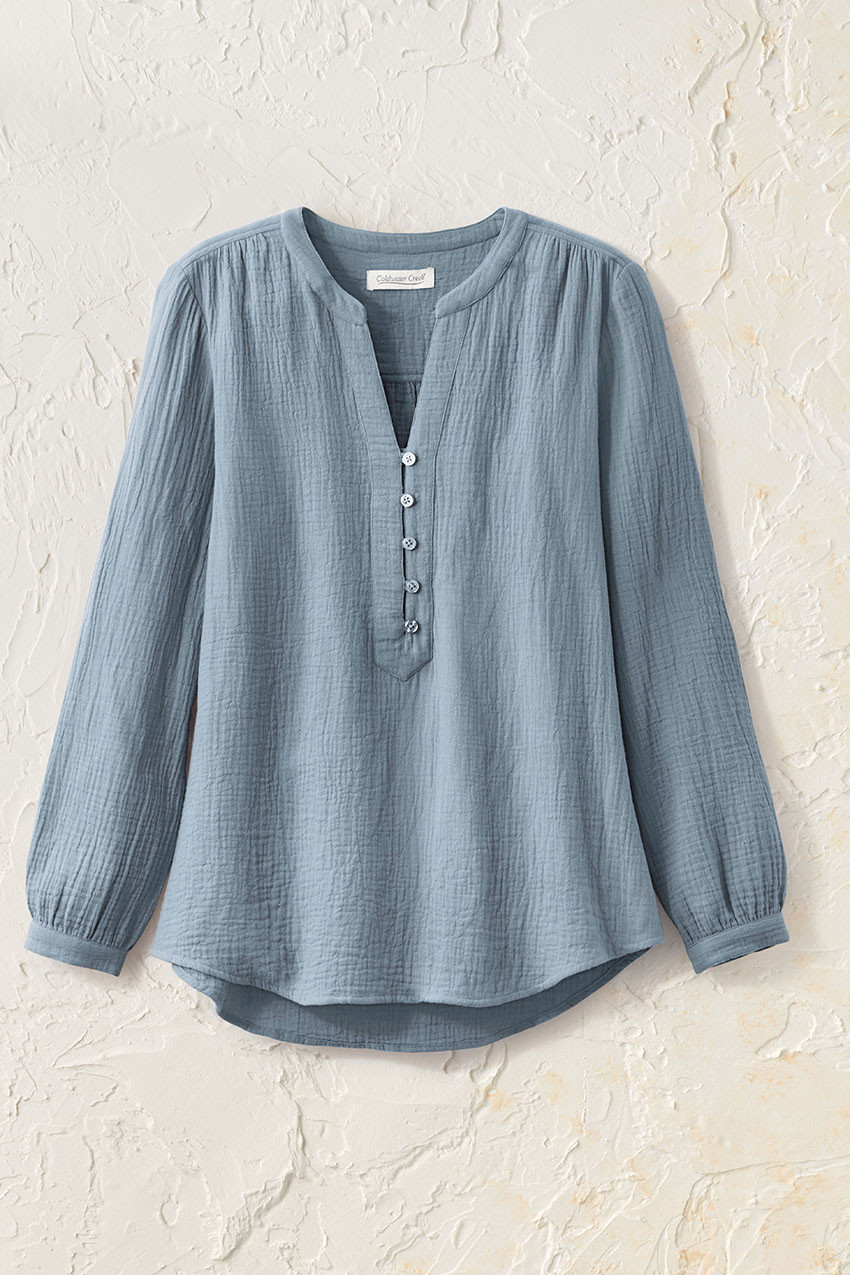 Summer Breeze Gauze Pullover - Coldwater Creek