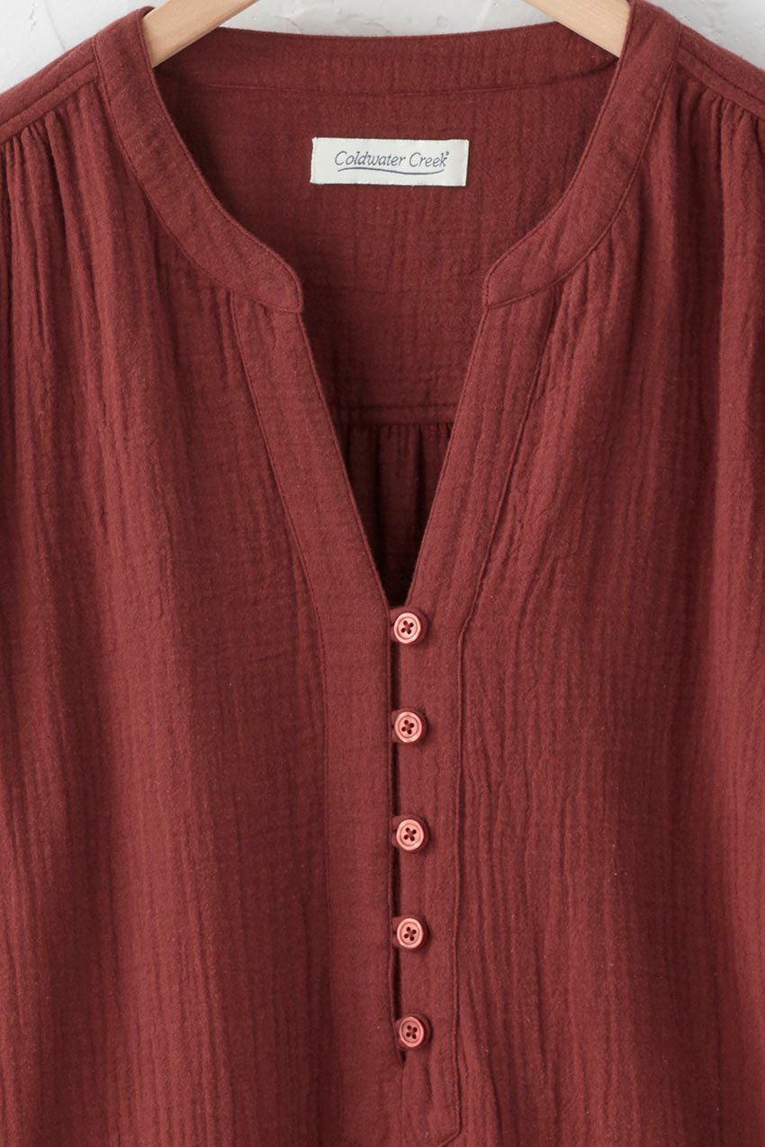 Summer Breeze Gauze Pullover