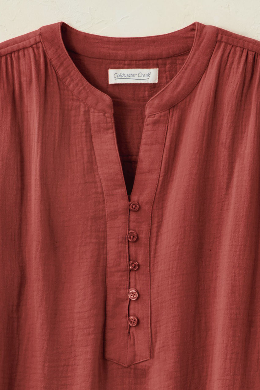 Summer Breeze Gauze Pullover