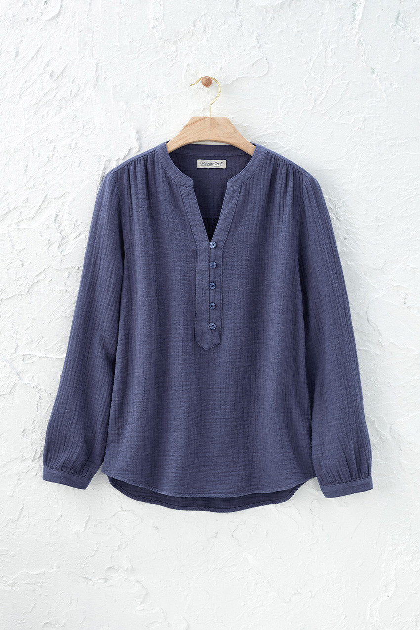 Summer Breeze Gauze Pullover