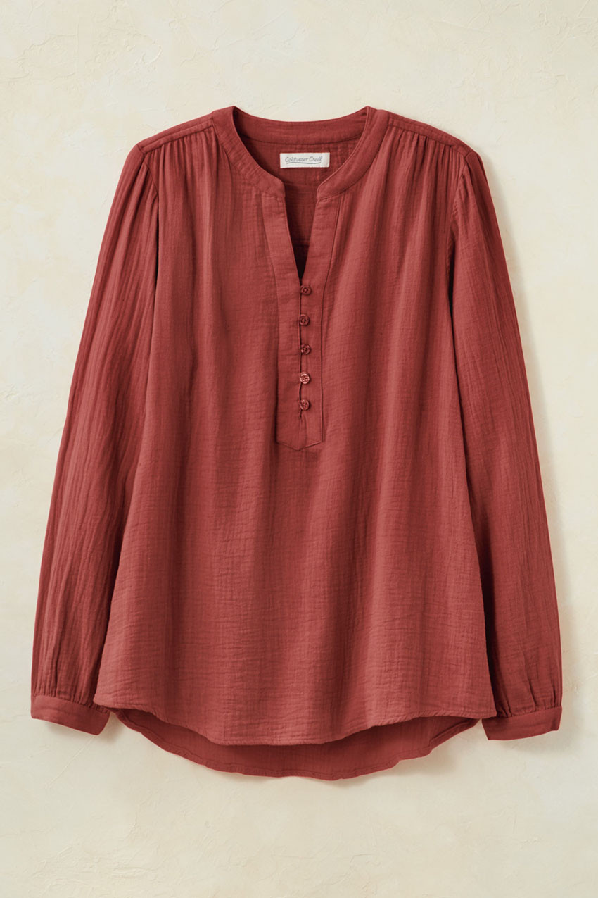 Summer Breeze Gauze Pullover