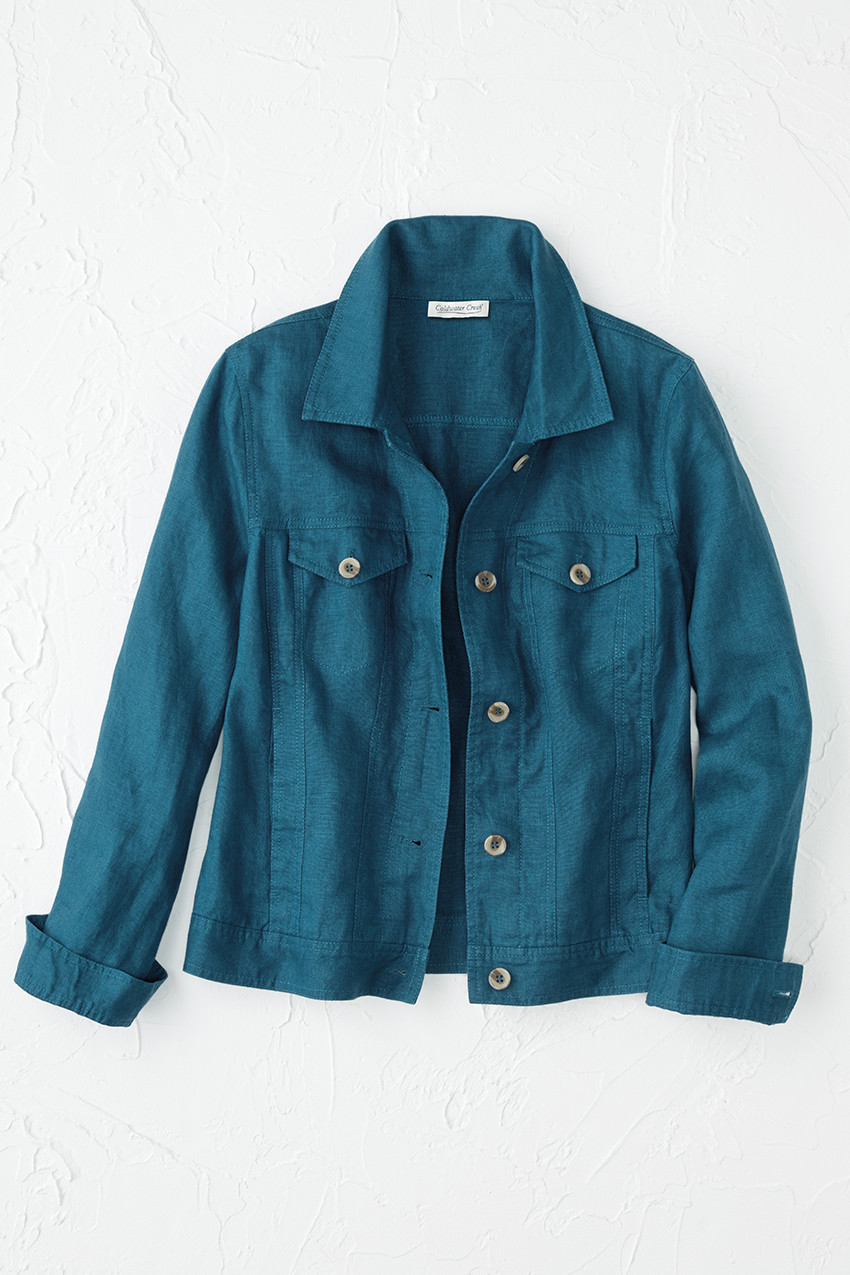 Journeys Lightweight Washable Linen Jacket