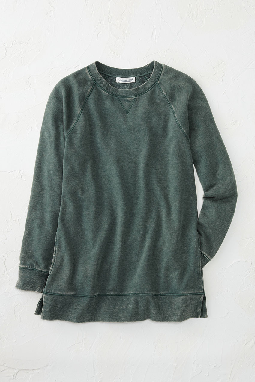 Colorwash Tunic Sweatshirt
