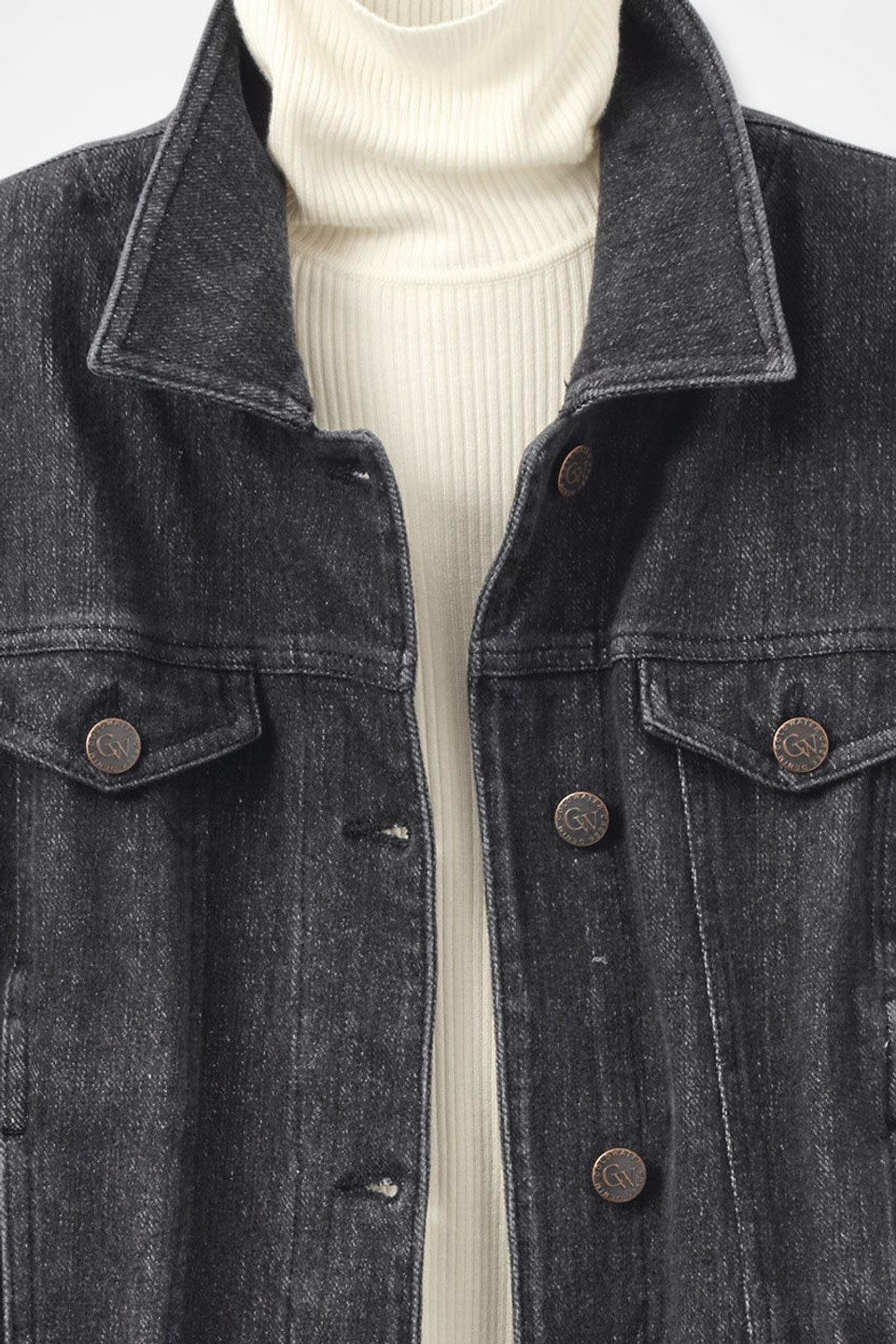 Knit Denim Jacket