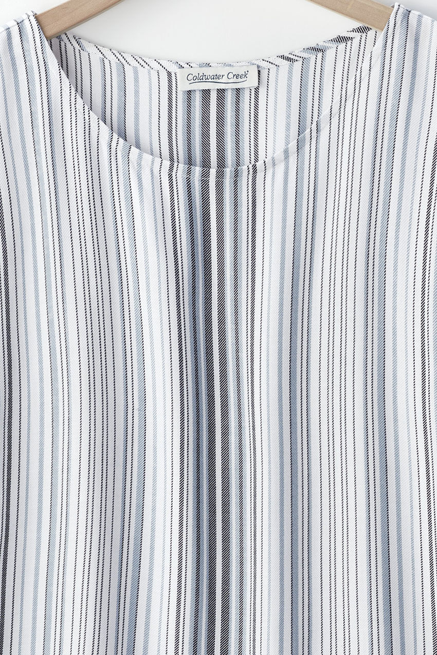 Soft Touch Striped Shell