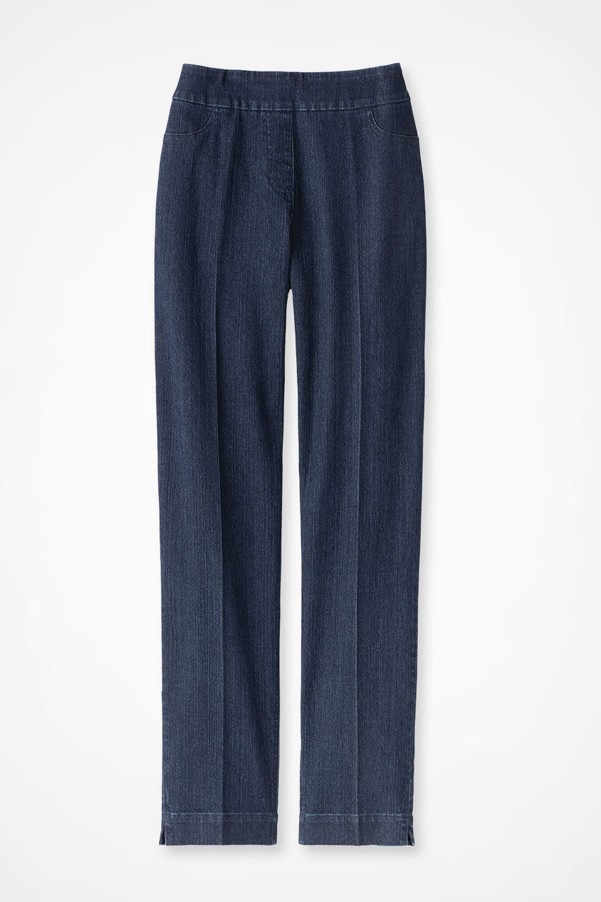 Pull On Anywear ShapeMe® Indigo Ankle Pants