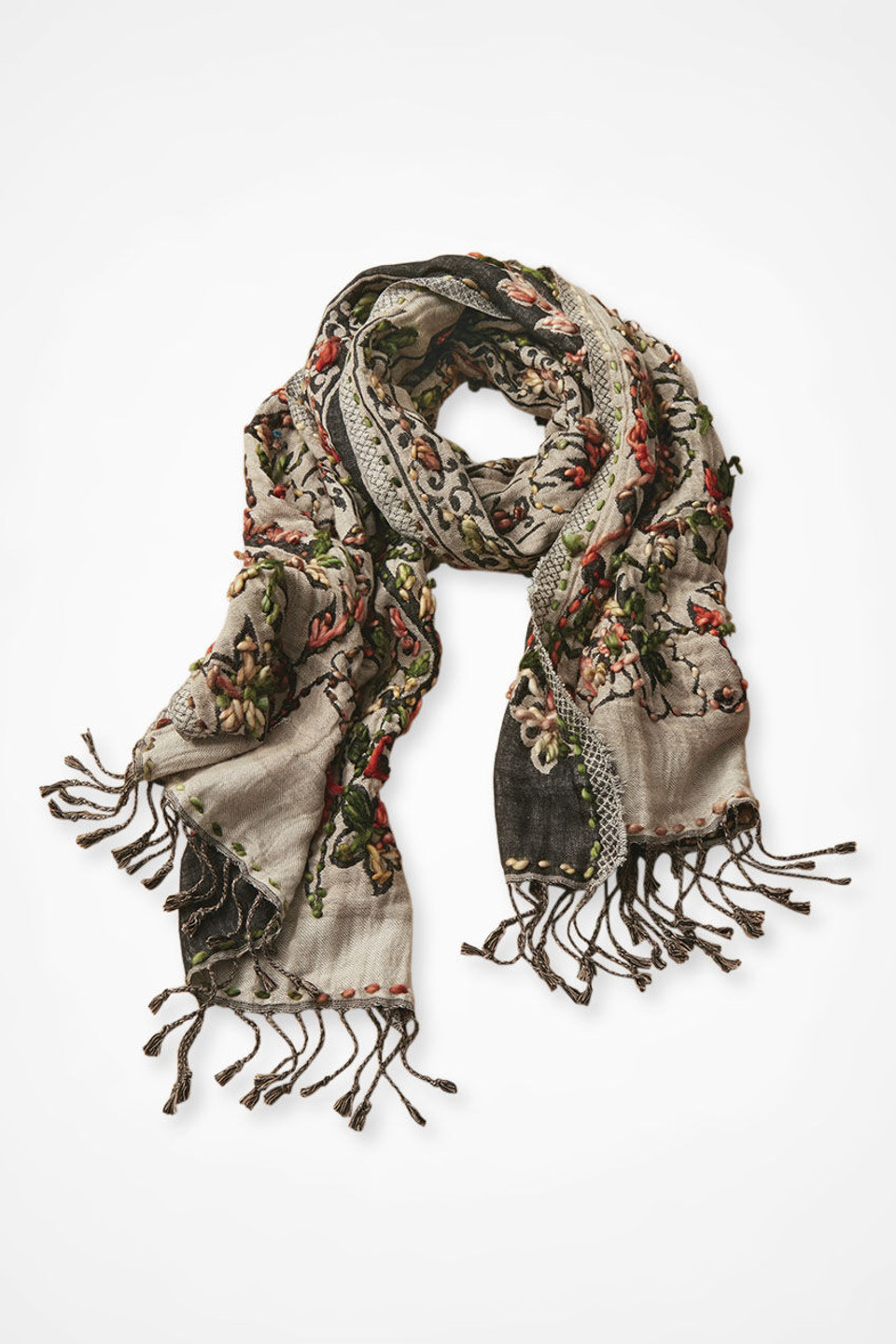 Embroidered Journey Scarf - Coldwater Creek