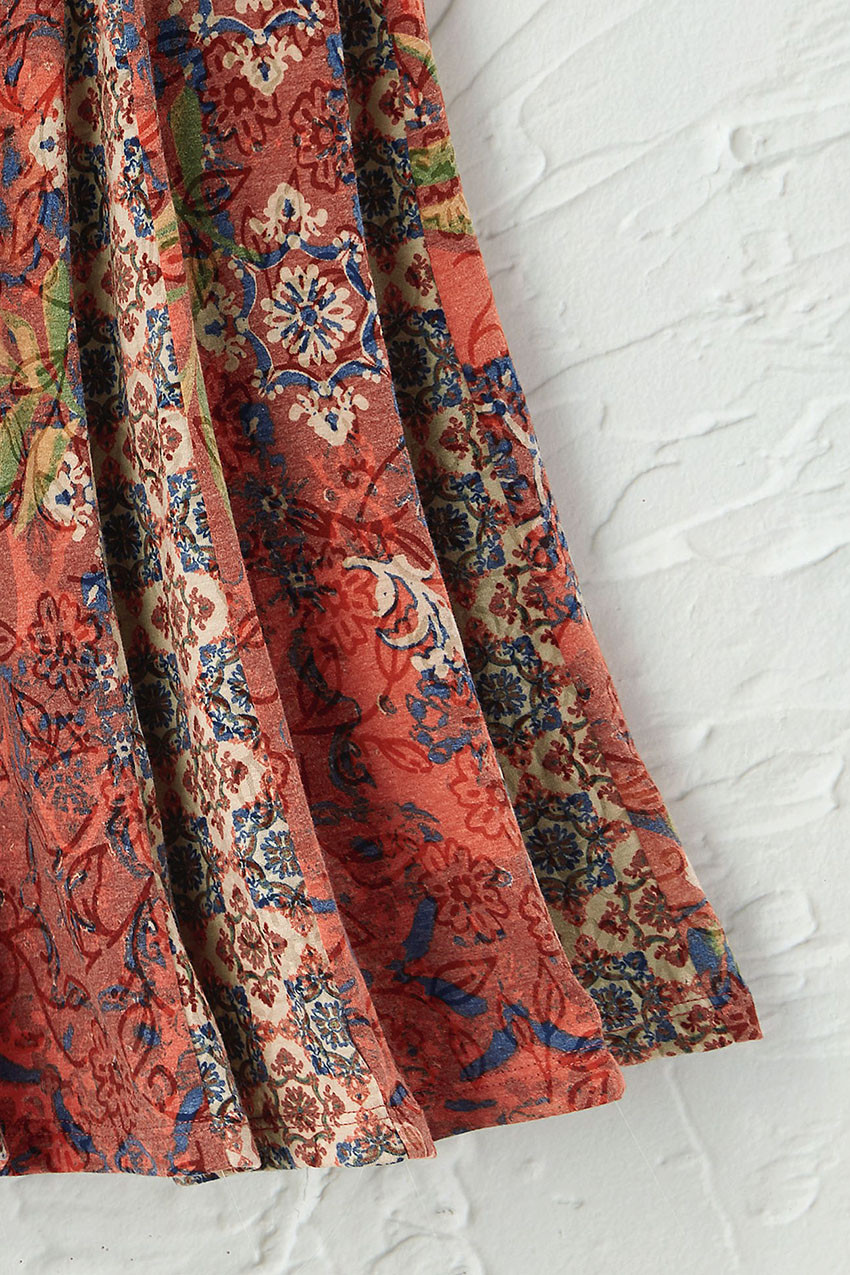 Mesa Falls A Line Knit Midi Skirt