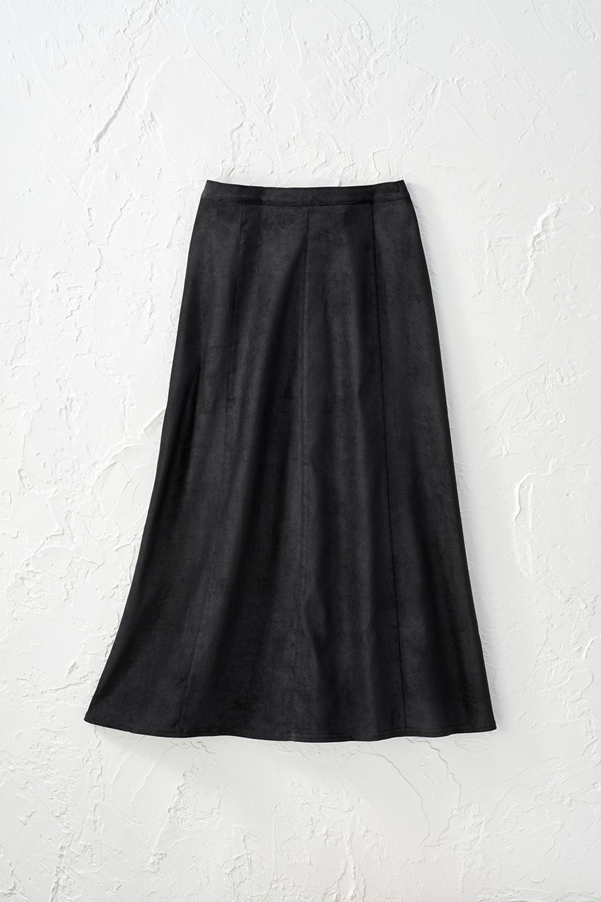Faux Suede Skirt