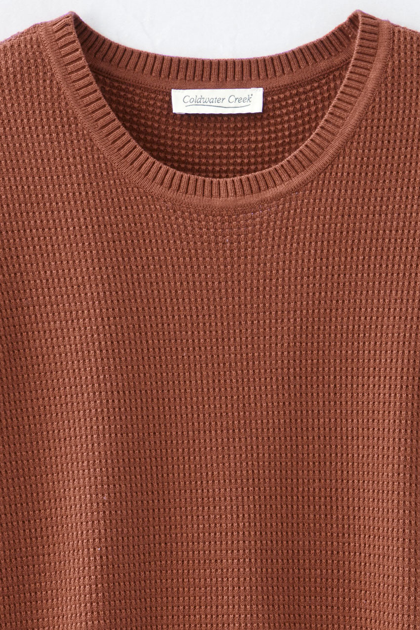 Glimpse of Plaid Sweater