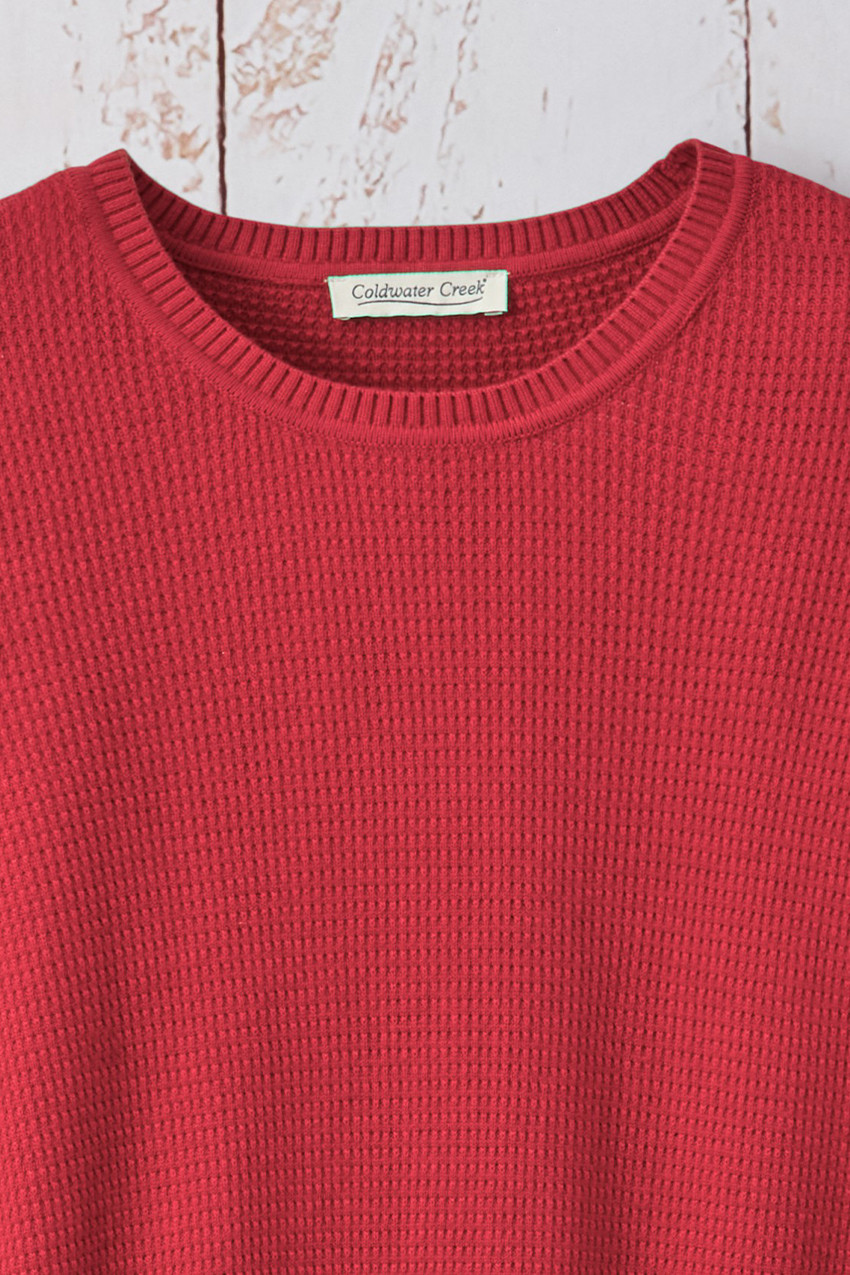 Glimpse of Plaid Sweater