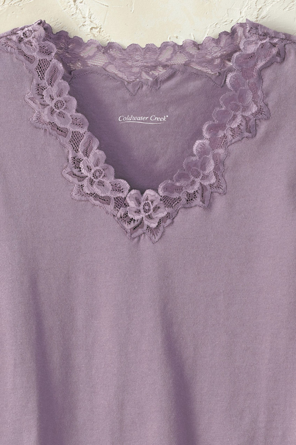 Longer Length Double Lace Tank