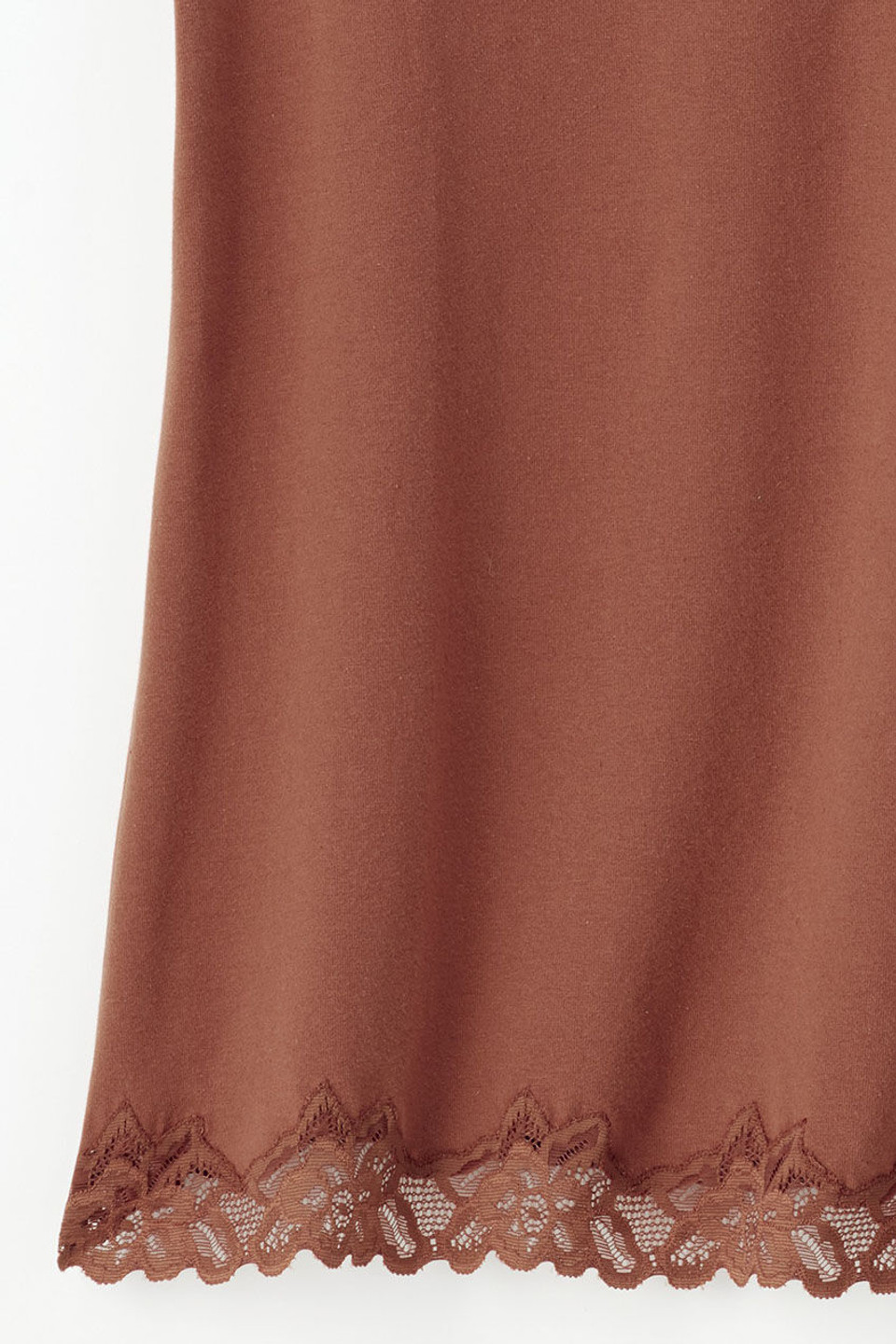 Longer Length Double Lace Tank