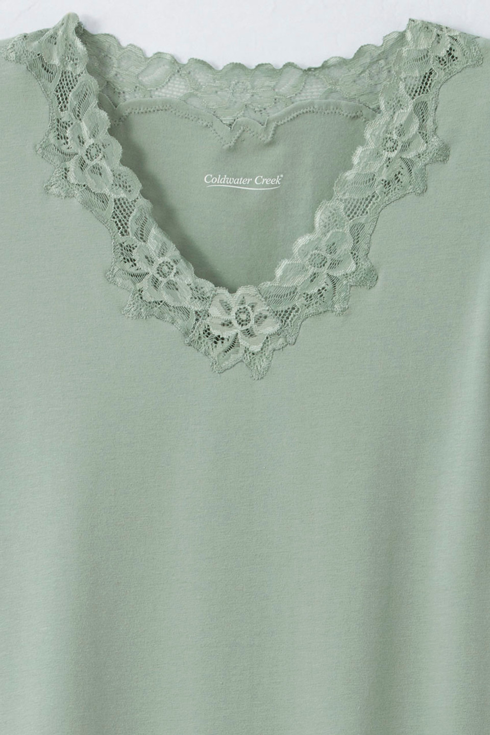 Longer Length Double Lace Tank