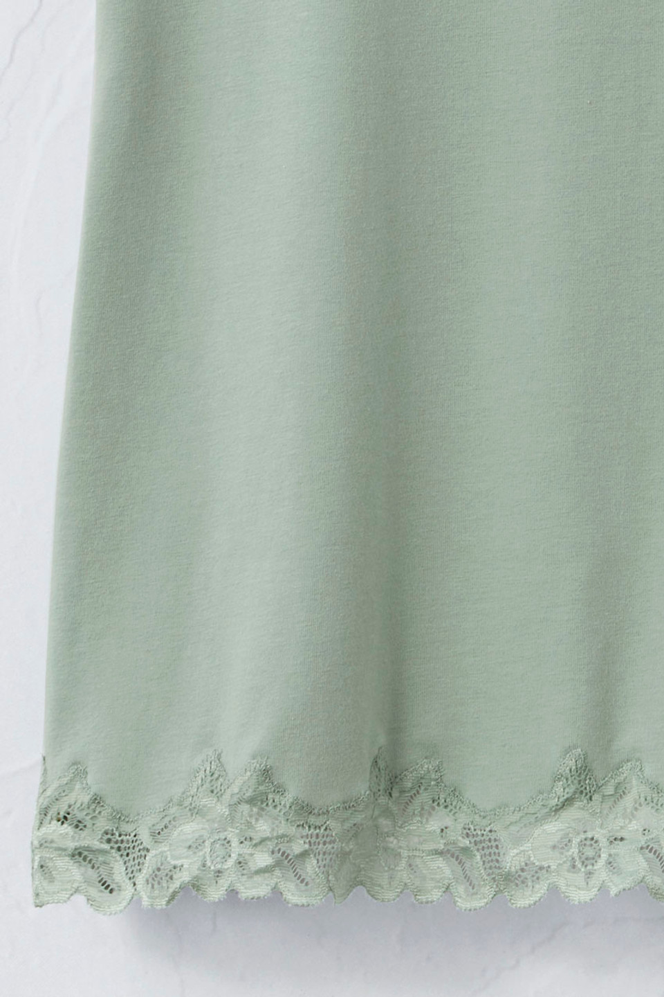 Longer Length Double Lace Tank