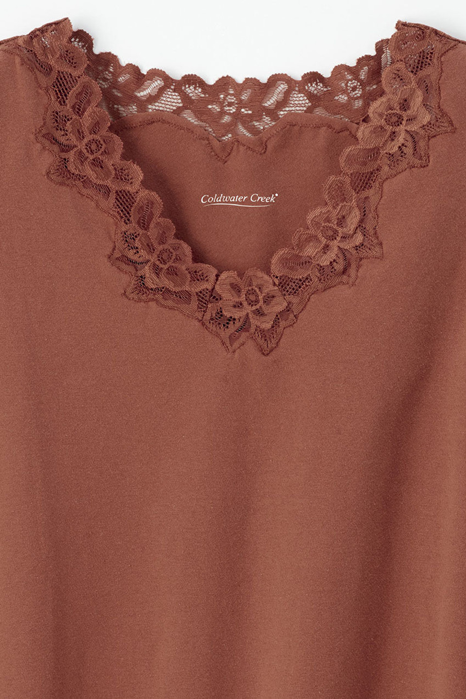 Longer Length Double Lace Tank